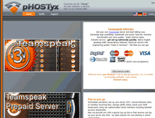 Tablet Screenshot of phostyx.com