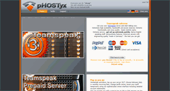 Desktop Screenshot of phostyx.de