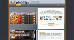 Desktop Screenshot of phostyx.co.uk